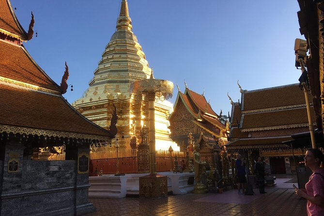 4 highlights: Sticky Waterfall/Elephants/local market /Wat Banden - The early alms-and-temples rhythm in Chiang Mai