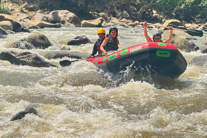 7 Hour Sticky Waterfall and Double Rafting Adventure - Bamboo rafting: a 50-minute reset in the jungle
