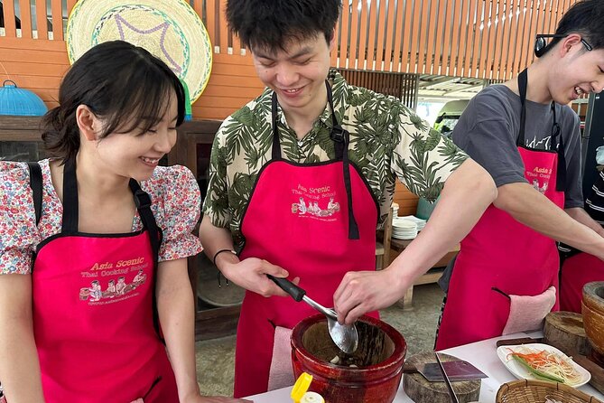 Authentic Thai Cooking Class and Farm Visit in Chiang Mai - A half-day Thai cooking class that starts at the market