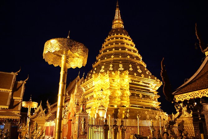 Best seller!! Amazing Night tour, Doi Suthep + Wat umong - Top Must visit! - Hotel Pickup, Small-Group Reality, and What to Expect in Transit