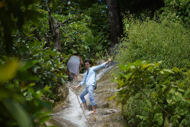Bua Tong Waterfall Adventure& Huge Cave included Thai Buffet Tour - What to wear and bring for comfort on rocks and water