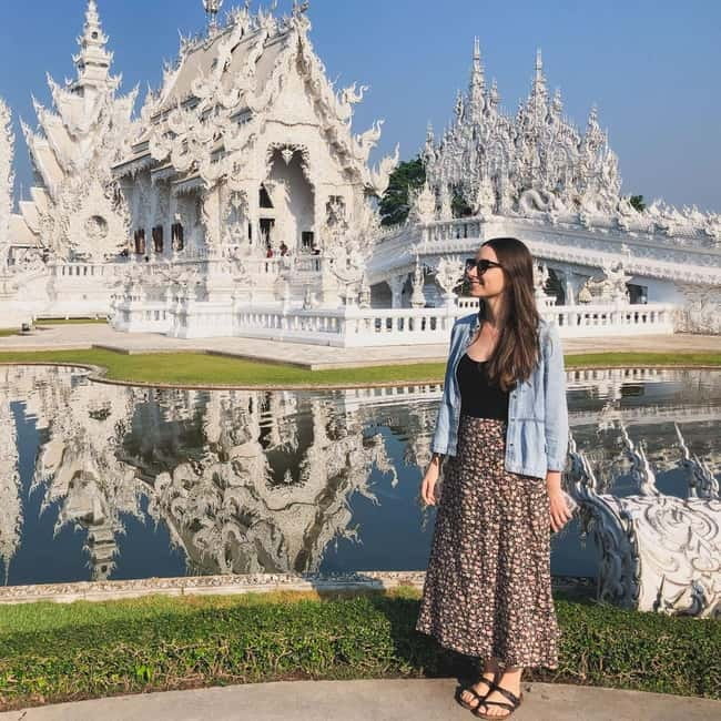 Chiang Mai: Chiang Rai Famous Temples & Hot Springs Day Trip - Wat Rong Khun White Temple: Your Best Block of Time