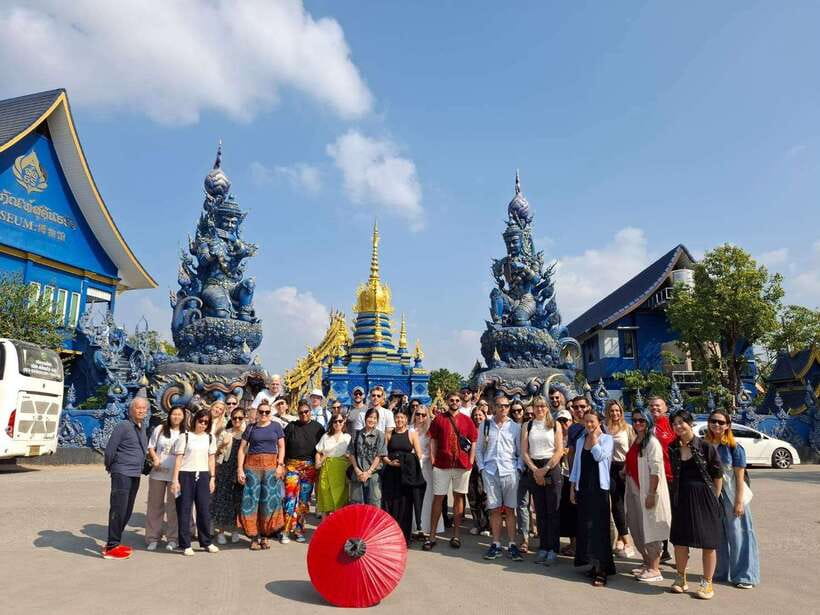Chiang Mai: Chiang Rai Temples, Karen Tribe and Hot Springs - Wat Rong Khun (White Temple): Pure White, Sharp Details, and Surprising Imagery