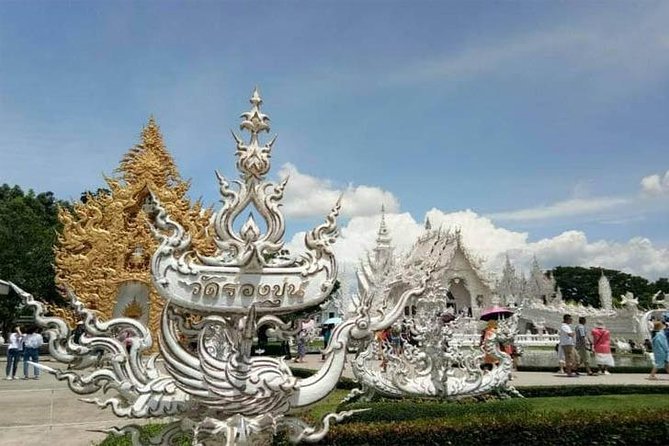 Chiang Mai-Chiang Rai: White Temple-Black Museum-Blue Temple - Wat Rong Seua Ten Blue Temple: newer, unfinished, and still captivating