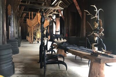 Chiang Mai-Chiang Rai:White+Black+Blue Temple+Golden Triangle+Boat Trip - White Temple (Wat Rong Khun): mirrored brightness that’s hard to forget