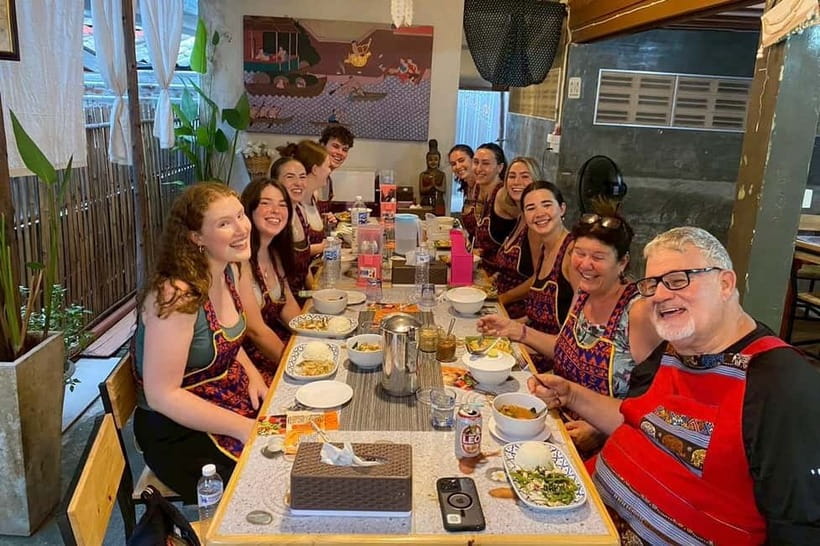 Chiang Mai: Cooking Class with Market and Pickup - From hotel pickup to the fresh-market herb lesson