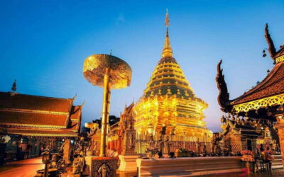 Chiang Mai: Doi Suthep and Wat Pha Lat Temple Evening Tour - Wat Pha Lat: Peaceful Gardens, Statues, and City Views