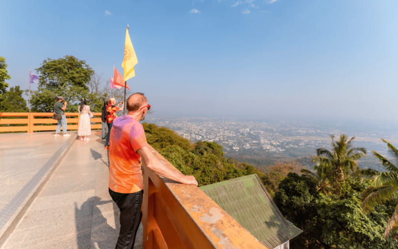 Chiang Mai: Doi Suthep Temple and Waterfall by Songtaew Trio - Stop 1: Huay Kaew Waterfall for quick nature photos (about 20 minutes)
