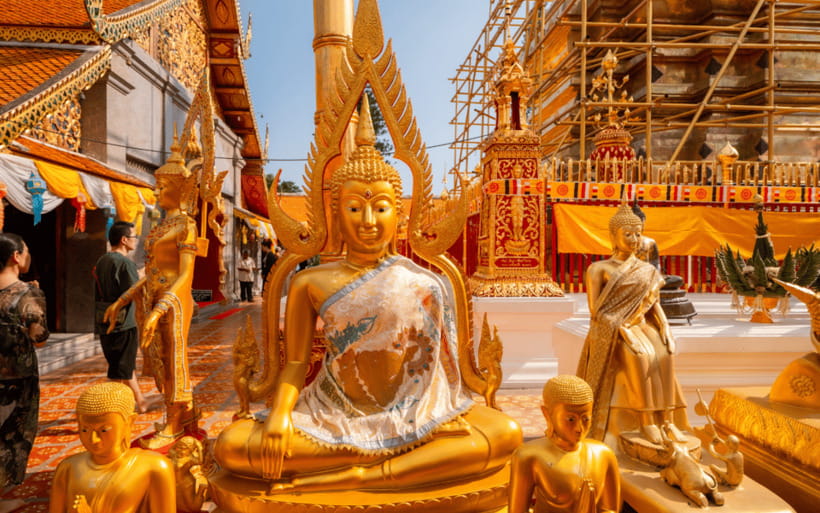 Chiang Mai: Doi Suthep Temple and Waterfall by Songtaew Trio - Self-guided stops: freedom with one important downside