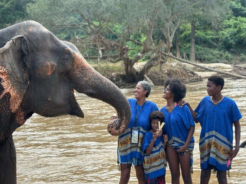 Chiang Mai: Elephant Sanctuary, Long Neck & Sticky Waterfall - Buatong Sticky Waterfall: Climbing Limestone and Cooling Off
