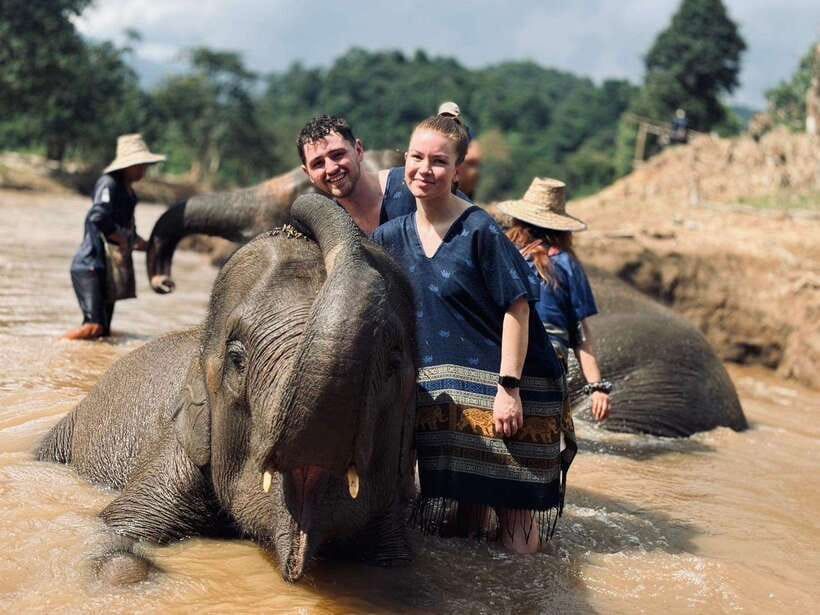 Chiang Mai: Elephant Sanctuary, Long Neck & Sticky Waterfall - Elephant Caretaker Training: Herbal Treats and Close-Up Feeding