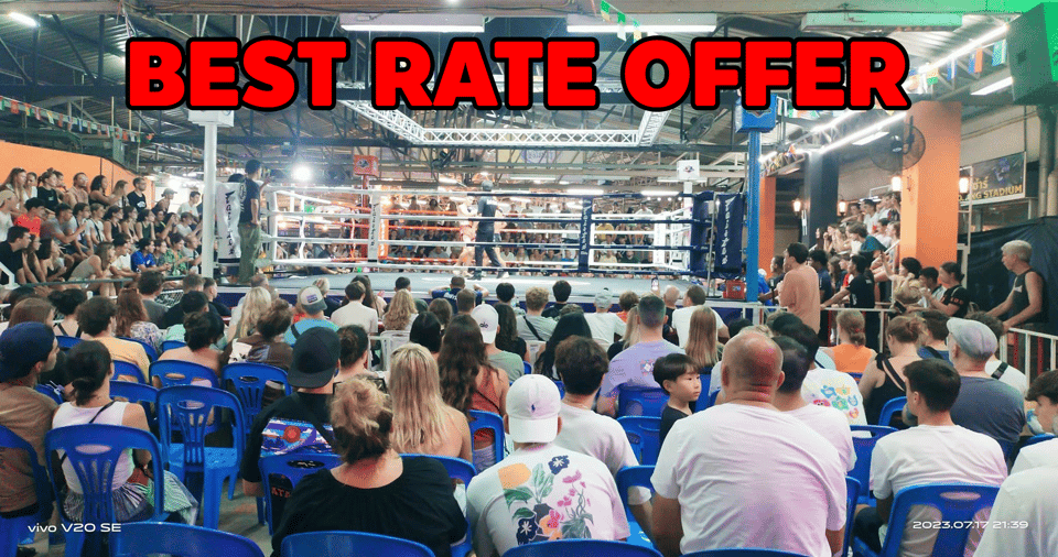 Chiang Mai: Kalare Night Bazaar Boxing Stadium Muay Thai - Food, drinks, and keeping your energy up