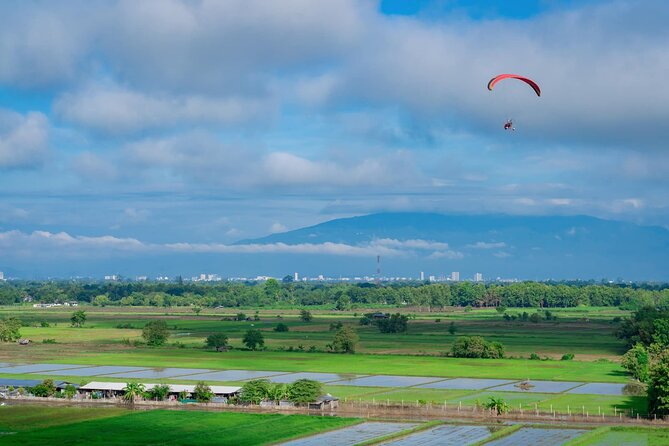 Chiang Mai Paramotor Flying Experience - The Flight Itself: 15 Minutes, Powered Paraglider Style, Up to 600 Feet