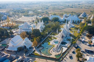 Chiang Mai to White & Blue Temple, Black Museum & Golden Triangle - The Morning Start: Mae Kajan Hot Spring as a Buffer