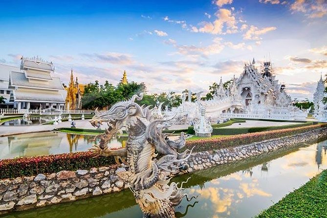 Chiang Rai and Golden Triangle Day Tour from Chiang Mai - Wat Rong Khun in Chiang Rai: White Temple details that hit in person