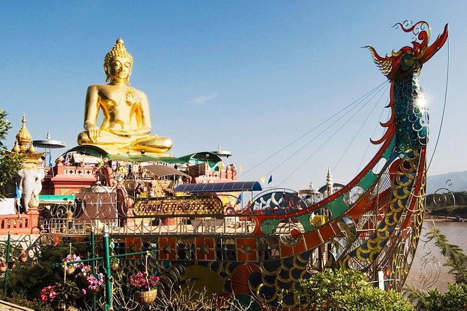 Chiang Rai Day Tour from Chiang Mai + The Long Neck Hill Tribe With Boat - Wat Rong Seur Ten (Blue Temple): A Strong Contrast to the White