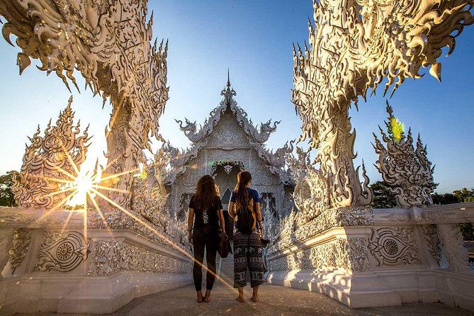 Chiang Rai One Day: White Temple, Golden Triangle, Akha Hilltribe - Wat Rong Khun (White Temple): Art, Light, and the Hour-Long Reality Check