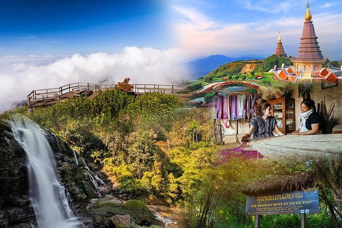 ChiangMai 1DayTour:Elephant Sanctuary,king&queen pagoda,waterfall - River bathing: how to do it comfortably