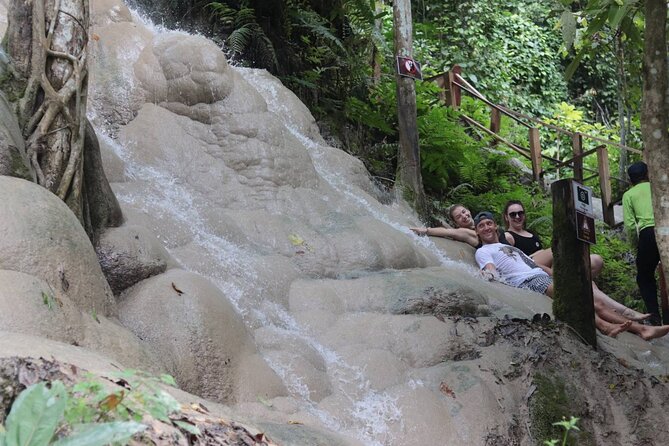 Doi Suthep Temple, Pha Lat Temple, Sticky Waterfall, Orchid farm - Bua Thong (Nam Phu Chet Si) Sticky Waterfall: limestone climbing, hot-weather fun