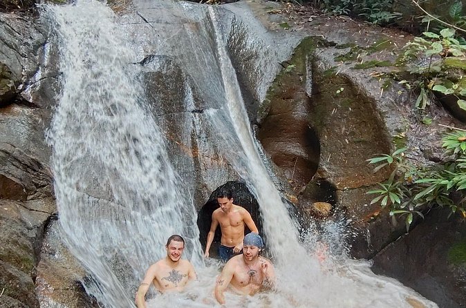 Elephant Experience and Hidden Jungle Waterfall Chiang Mai - Mae Taeng waterfall: short hike, swim time, and natural rock slides