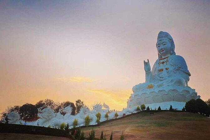 Full-Day Chiang Rai Temples Tour from Chiang Mai with Hot Spring - Wat Rong Seur Ten (Blue Temple): color, details, and the tiger story
