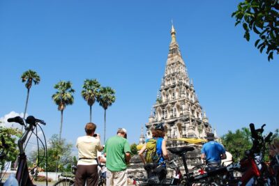 Half-Day Colors of Chiang Mai Biking Tour - Stop-by-stop: temple ruins at Wiang Kum Kam