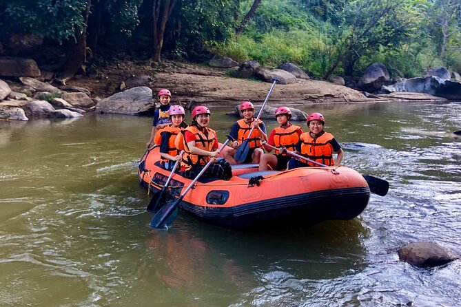 Khampan Rafting: White Water Rafting Guided Adventure in Chiang Mai - Phachee waterfall: swim, jump, and slide to finish strong