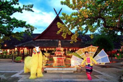 Khantoke Dinner and Cultural Show At Old Chiang Mai Cultural Center - The khantoke dinner: northern Thai food the traditional way