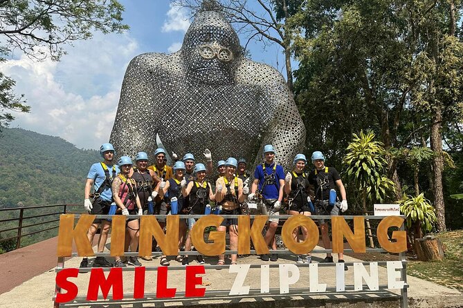 Kingkong Smile Zipline Adventure Tour From Chiang Mai - Pickup from Chiang Mai City and the Meeting Point on Map-Ready Details