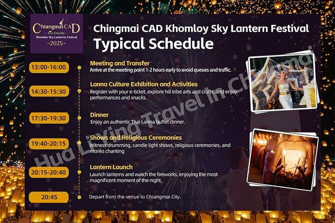 Official Ticket: 2026 Chiang Mai CAD Yi Peng Sky Lantern Festival - Getting there: the meeting point and what “pickup included” really means