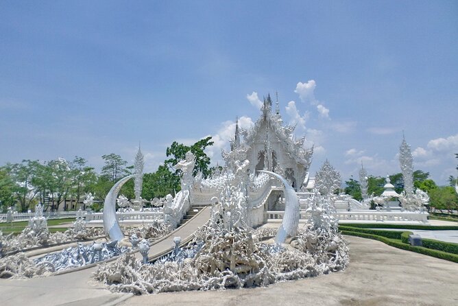 One Day Tour Chiang Rai(White Temple , Blue Temple, Black House) Private Tour - Baan Dam Museum Black House: Modern Art With a Darker Tone
