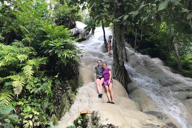 Private Chiang Mai Tour to Bua Thong Waterfalls and Ziplining - Bua Thong Waterfalls: the five levels and the climb into the water