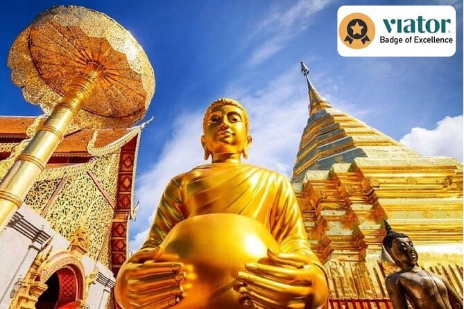 Private Day Tour Doi Suthep Temple and Handicraft Center - Stop 3: Doi Suthep Temple and the Chiang Mai View