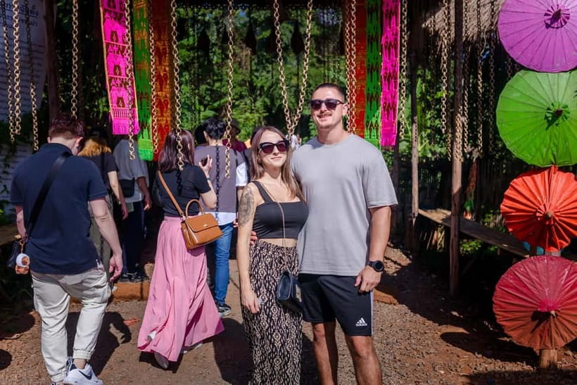 Red, Blue, White Temples & Hot Spring Trip from Chiang Mai - Wat Rong Khun (White Temple): mirrored symbolism and modern temple art