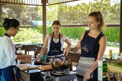 Sunset Thai Cooking with Grandma - Farm & Evening Feast - Price and what you really get for about $45